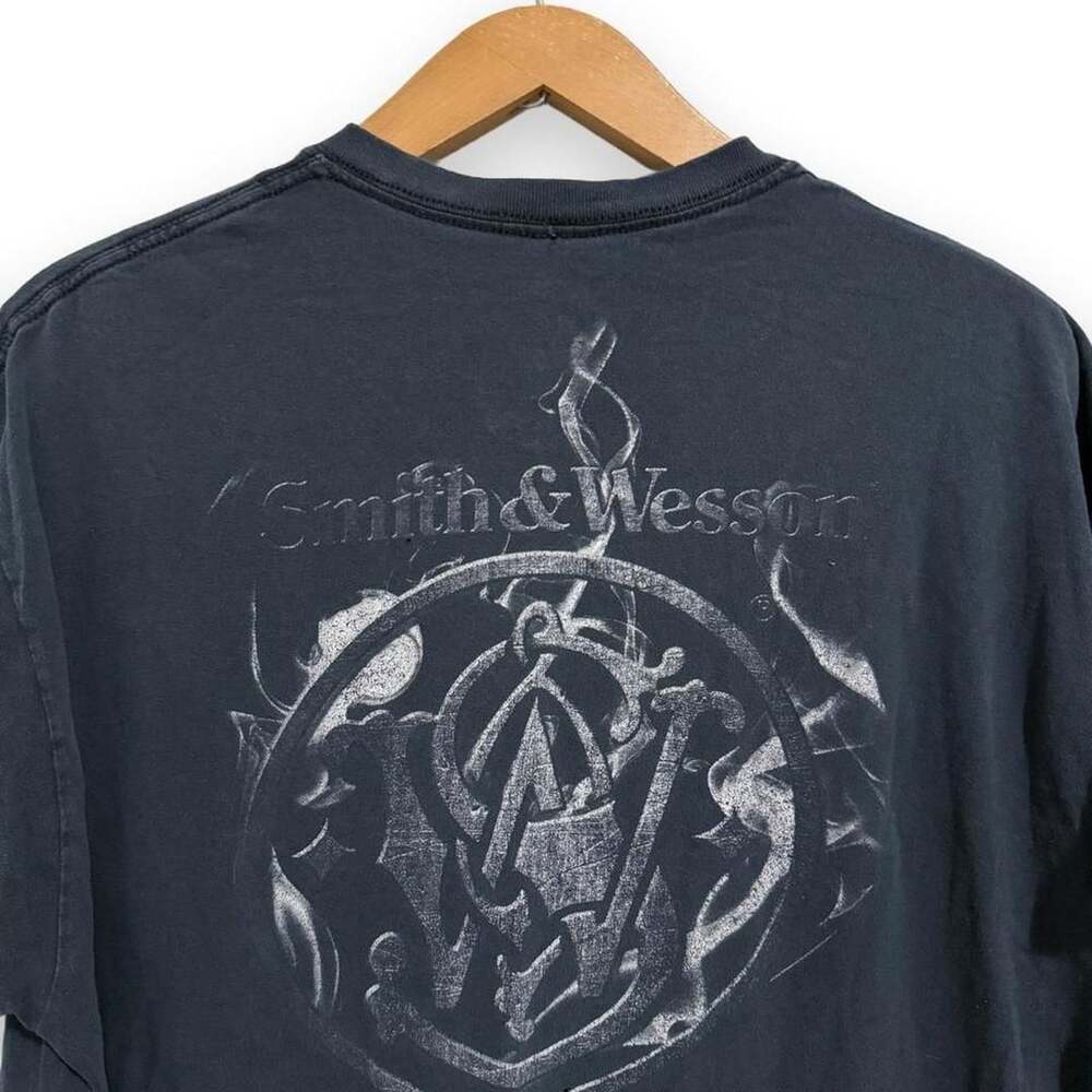 Smith & Wesson Graphic T-Shirt Size XL Faded Black